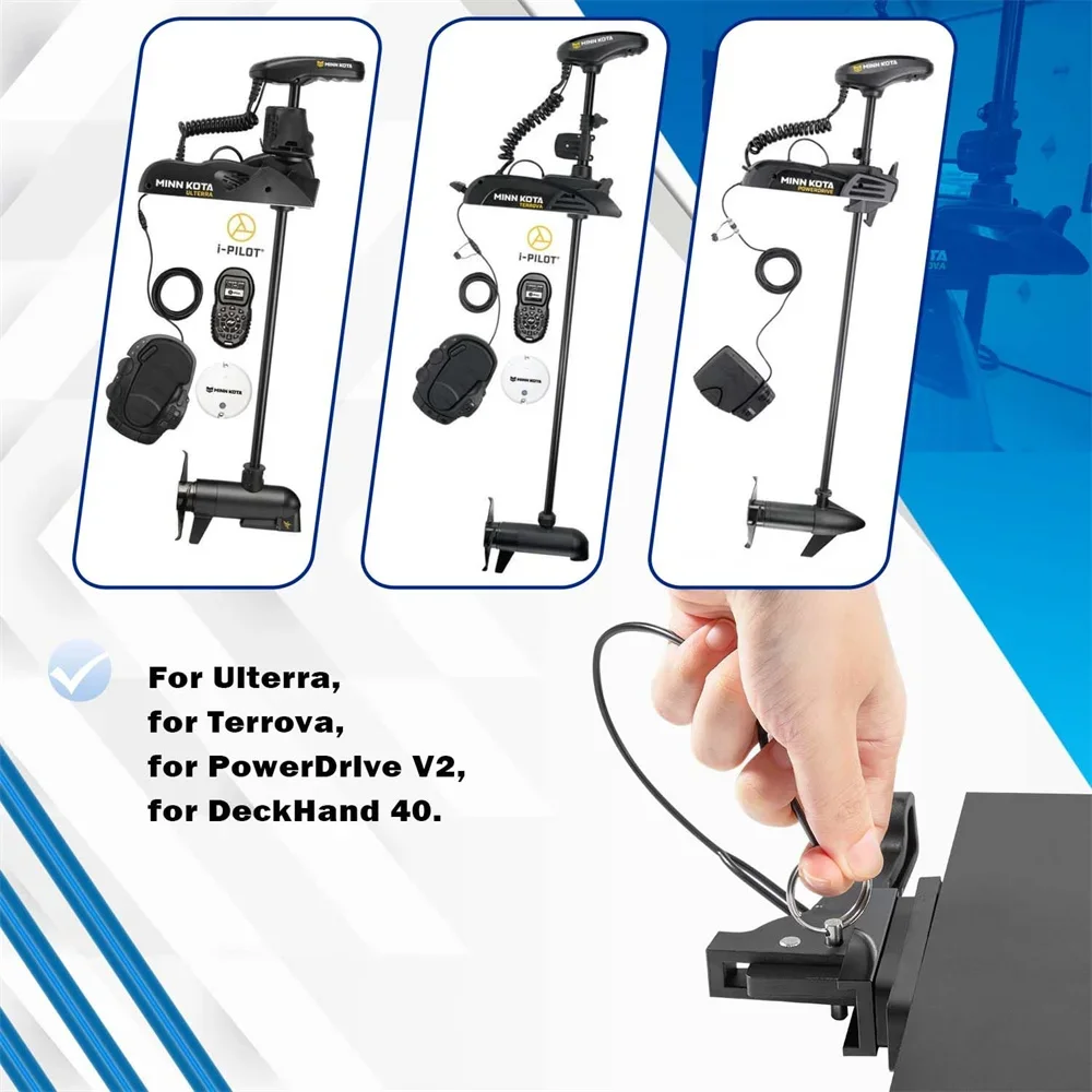 1854051 MKA-51 Schnellspannhalterung für Trolling-Motor-Bootsdeck für Ulterra Terrova PowerDrive V2 DeckHand 40 Außenteile – Detail 8