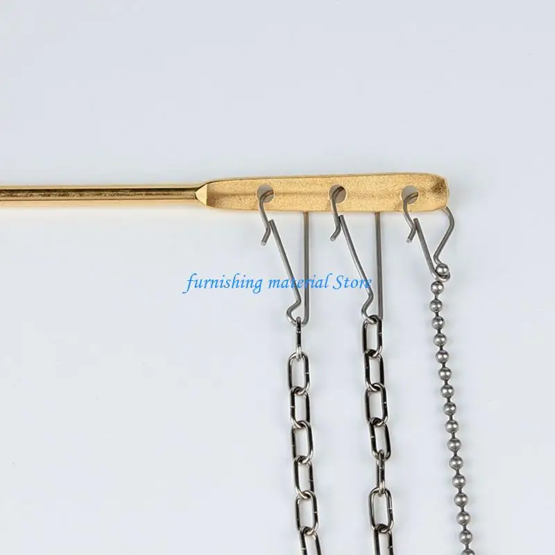 

Y5GD 10Pcs Toilet Flapper Chain Replacement for Most Toilet Handles Enduring