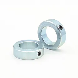 1pcs Carbon Steel Shaft Collars Fixing Ring Screwed Retaining Ring Locating Ring Fastener Throat Clamp Thrust Ring