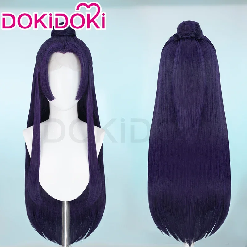 IN STOCK Jinshi Front Lace Wig Anime The Apothecary Diaries Cosplay DokiDoki Men Purple Long Hair Renshi Cosplay Free Wig Cap