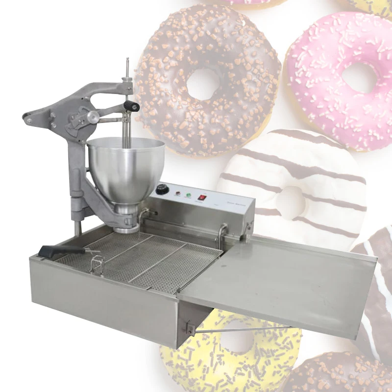 110V 220V Automatic Doughnut Machine Commercial Electric Donut Machine Fryer Maker Circle Doughnut Maker Machine