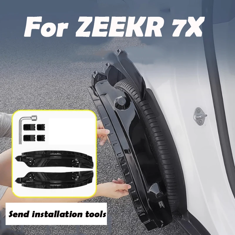 

For ZEEKR 7X 2024 2025 Inner Lining Mudguard Sand Prevention Mud Blocking Car Exterior Accessories