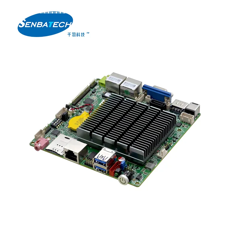 Mini-itx Motherboard VGA+HD+LVDS Interface Support Dual Channels 24Bit Ddr4 Memory 8GB Industrial Mini Computer Mainboard