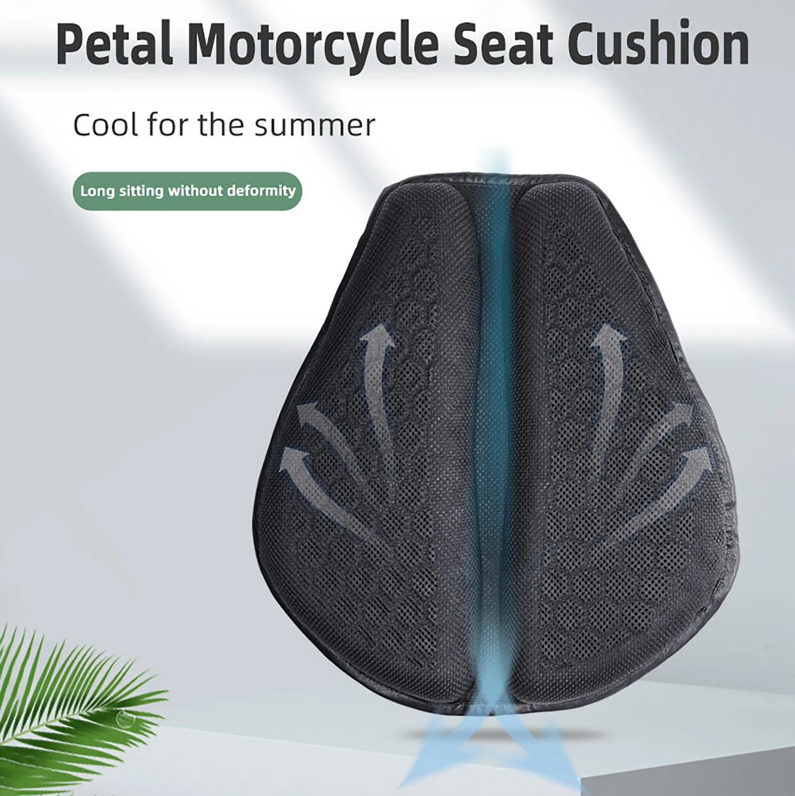 Motorcycle Seat Cushion Universal Inflatable 3D Blow Air Cushion Shock Absorption Modified Saddle Cushion Motorcycle Accessories