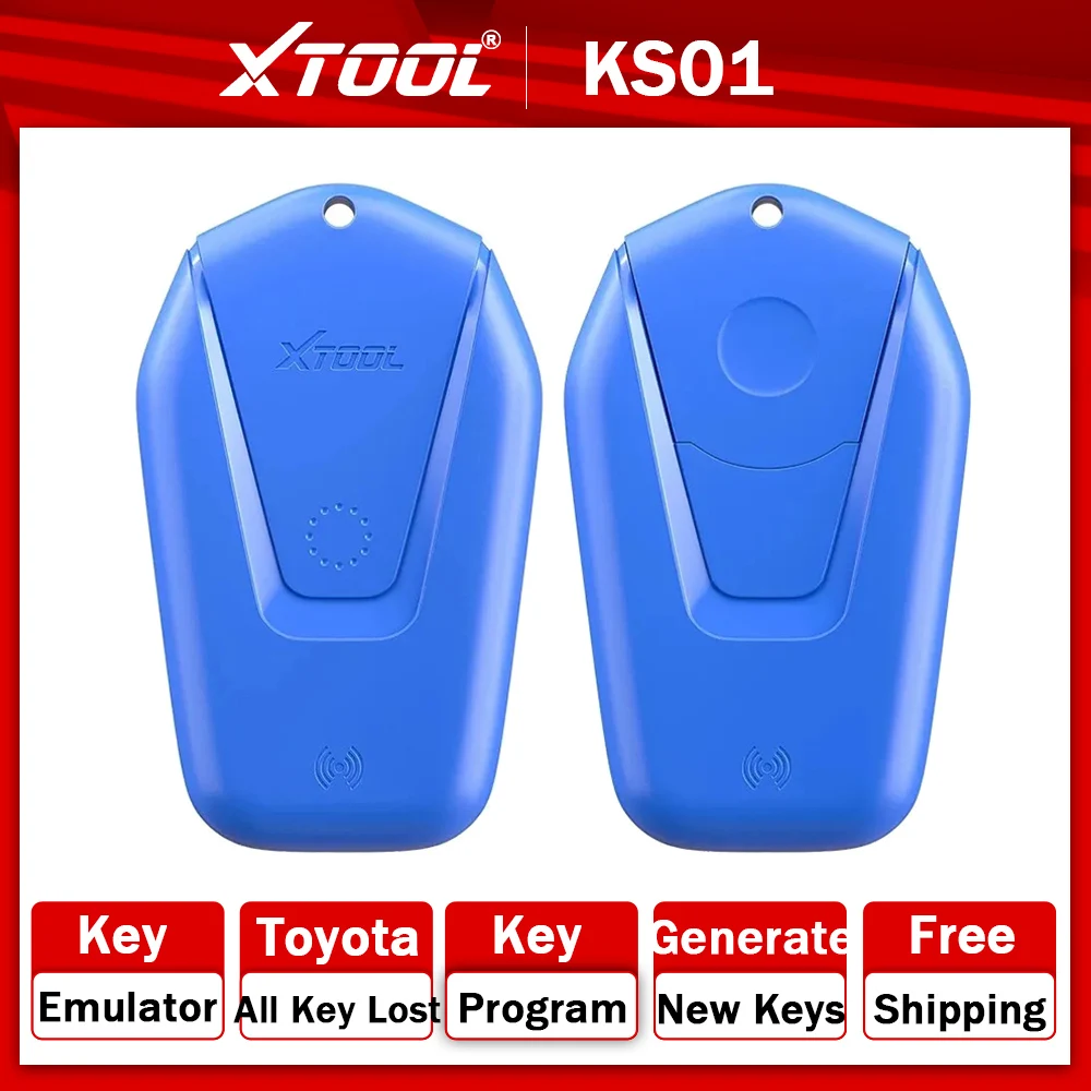 2026 XTOOL KS-1 OBD2 Diagnostic Smart Key Emulator For Toyota professional Auto Key Programmer Work With IK618/X100 PAD3 X100MAX