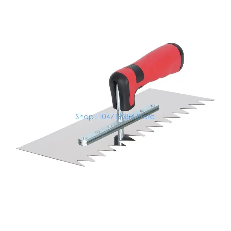 0XLD Heavy Duty Construction Trowel Efficient Plastering Applications Comfort Handle
