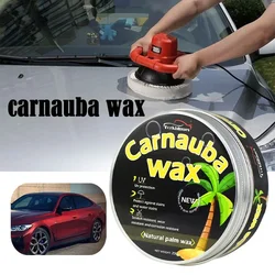 Wosk samochodowy pielęgnacja lakieru samochodowego wosk z pastą Carnauba brazylijska pasta polerowanie wosku o wysokim połysku Super hydrofobowy oszklenie