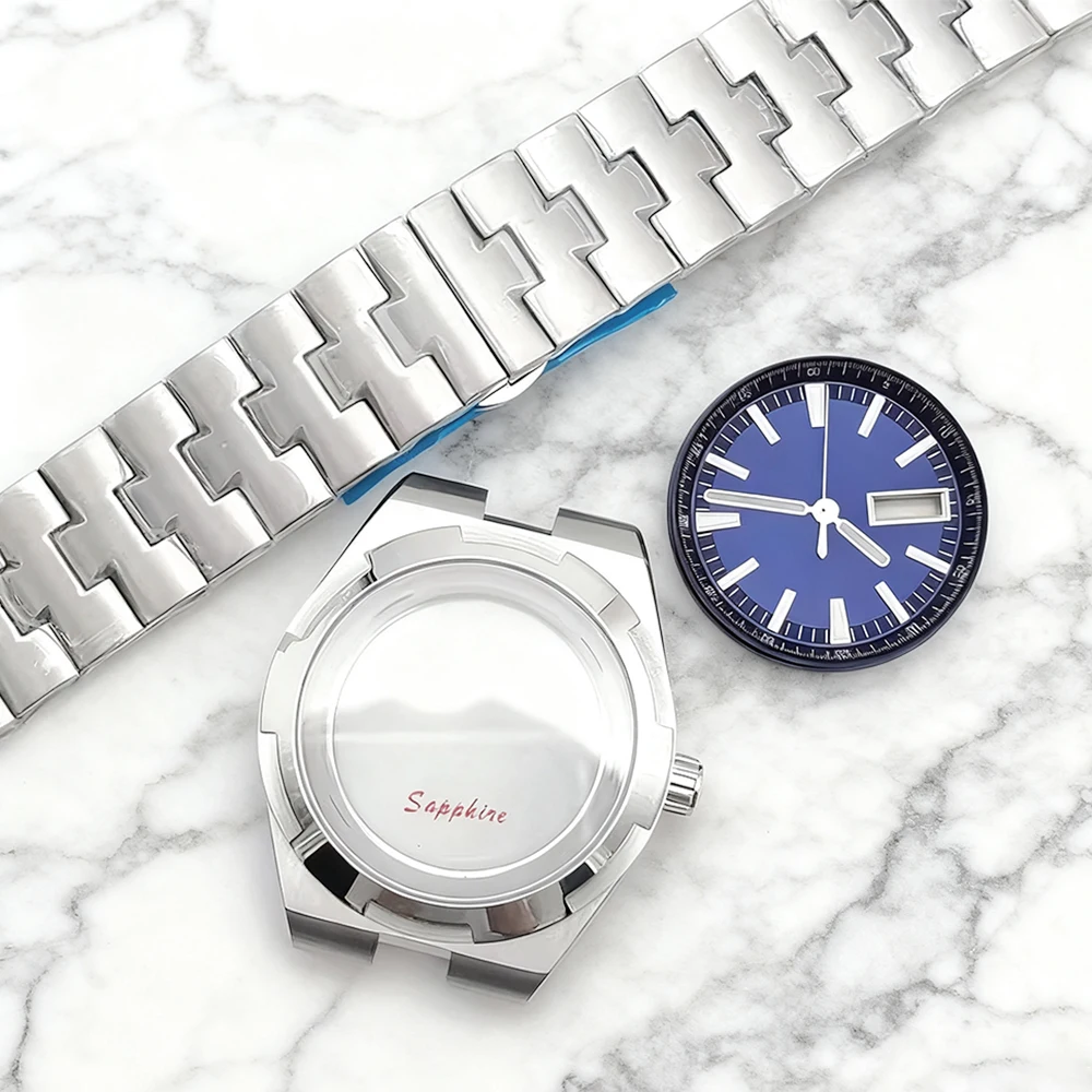 

Комплект корпуса часов Boutique, 41 мм, сапфировое стекло, светящееся, подходит для автоматического механизма NH35/36/4R, стеклянная задняя панель