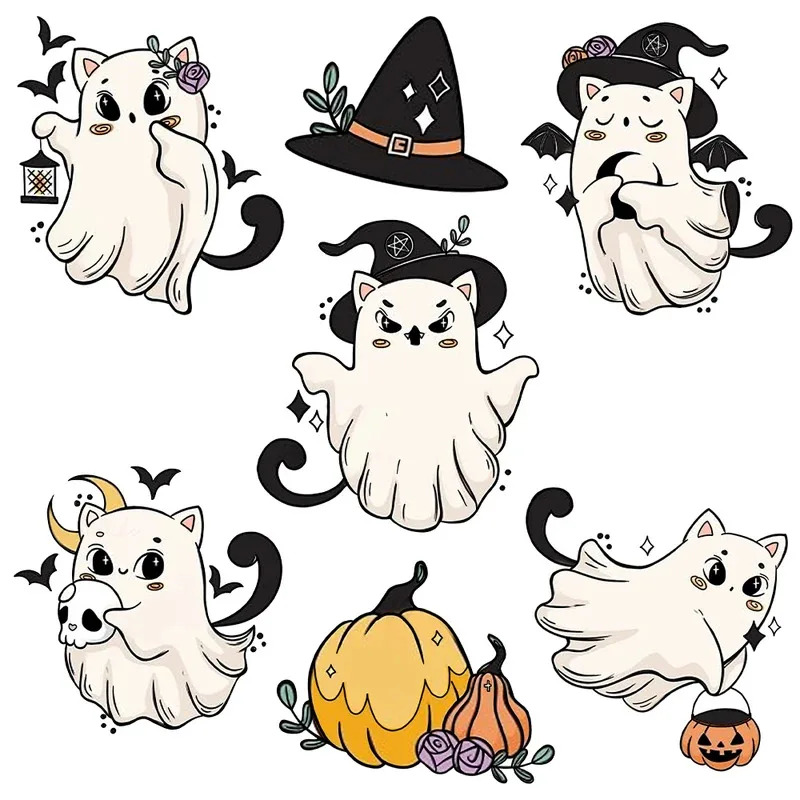 

Witch Ghost Halloween Metal Cutting Dies Clear Stamp DIY Scrapbooking Cut Dies Silicone Stamps for Cards Albums Decor