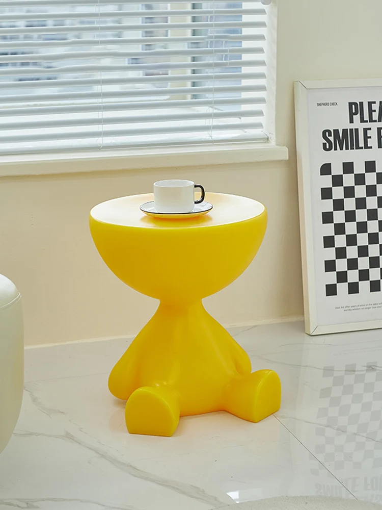 

Nordic Decor Coffee Tables Living Room Furniture Sofa Side Table Balcony Furniture Plastic Tea Tables Storage Rack Bedside Table