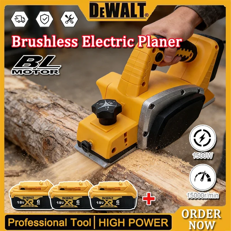 Planer Handheld Electric - DeWALT ブラシレス電動プレーナー 15000RPM コードレスルーター トリマー ハンドヘルド式