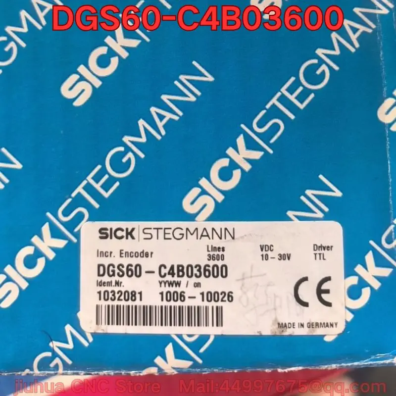 The new DGS60-C4B03600 encoder needs to be negotiated