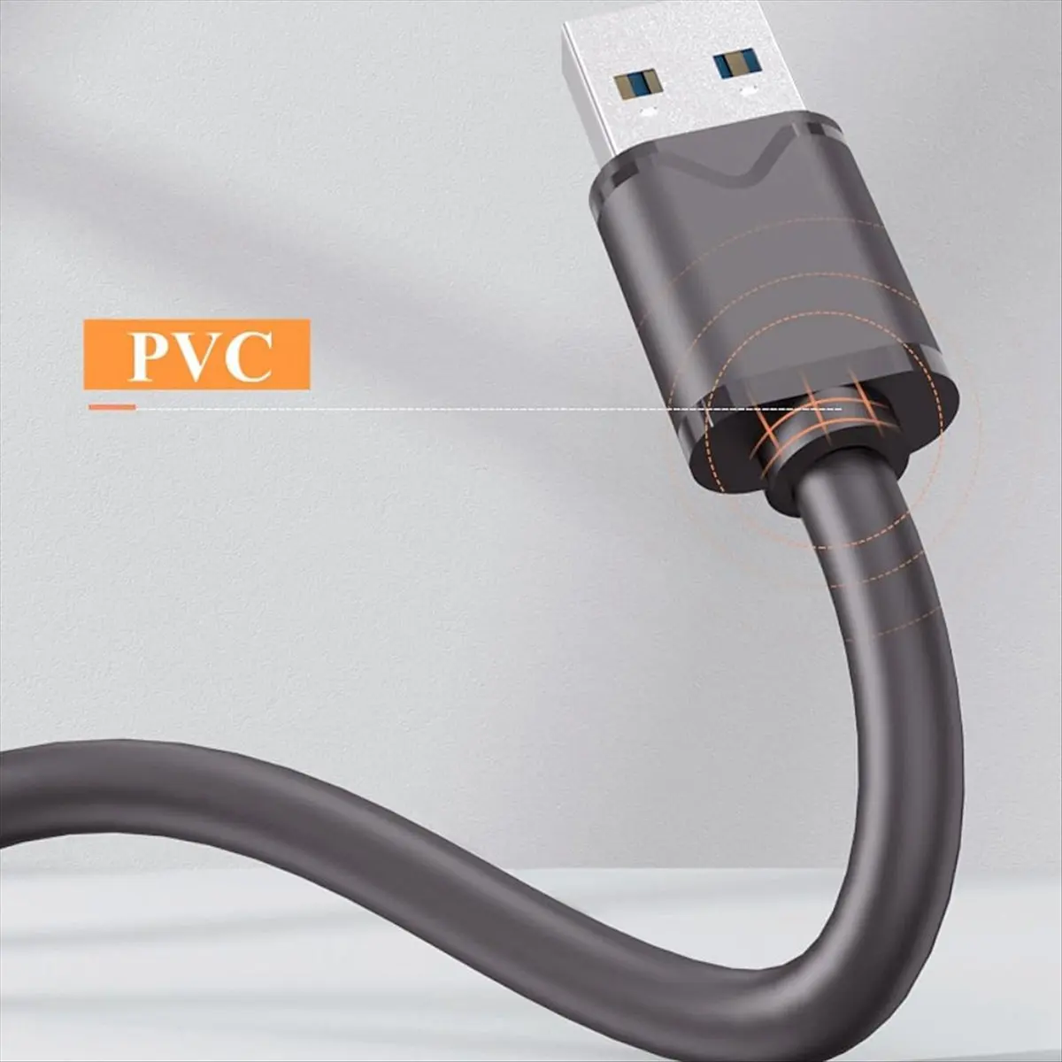 HU√◆ND USB 3.0 to SATA with DC Power Port Solid-State Drive Adapter Cable USB 3.0 Easy Drive Cable