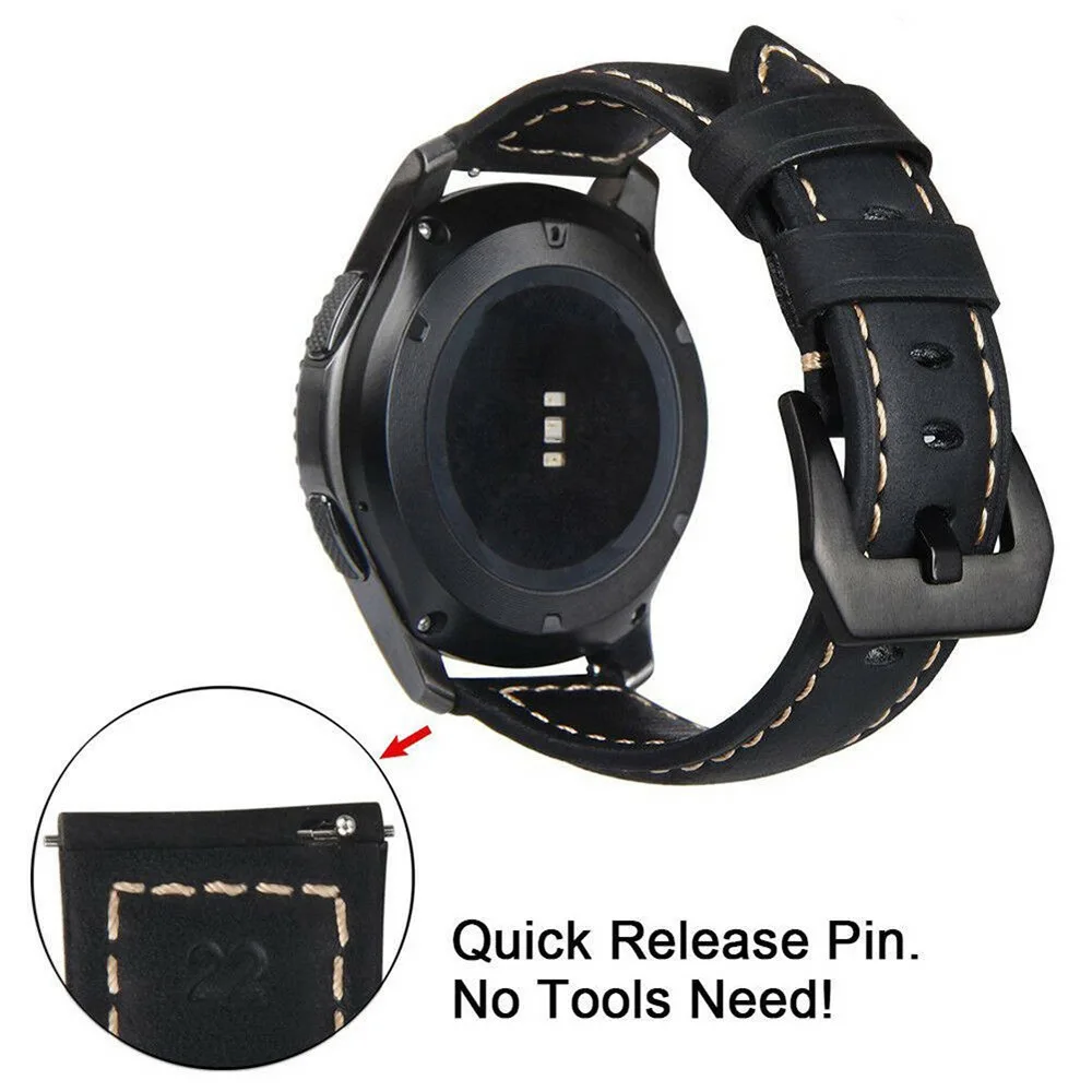 Quick Release Leather Straps for Huami Amazfit GTR 4 3 2 GTR Mini Quality Genuine Retro Genuine Leather Watchband Accessories