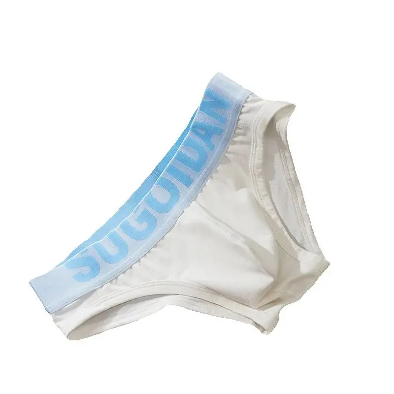 

Мужские сексуальные трусы, нижнее белье, хлопковые дышащие удобные молодежные трусы с низкой талией и U-образной выпуклой сумкой, удобные для кожи, впитывающие пот