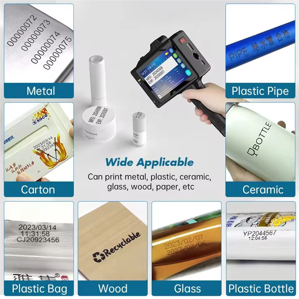 Willita Handheld Inkjet Printer Gun Fast Dry Ink Date Coder for Batch Bar Expiry Date Coding Thermal Hand Held Inkjet Printer view 3