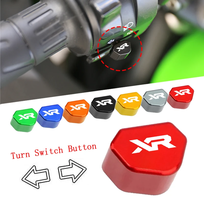 For Honda XR230MOTARD XR 230 250 400 125 CNC Aluminum Mototcycle Switch Button Turn Signal Switch Key Cap