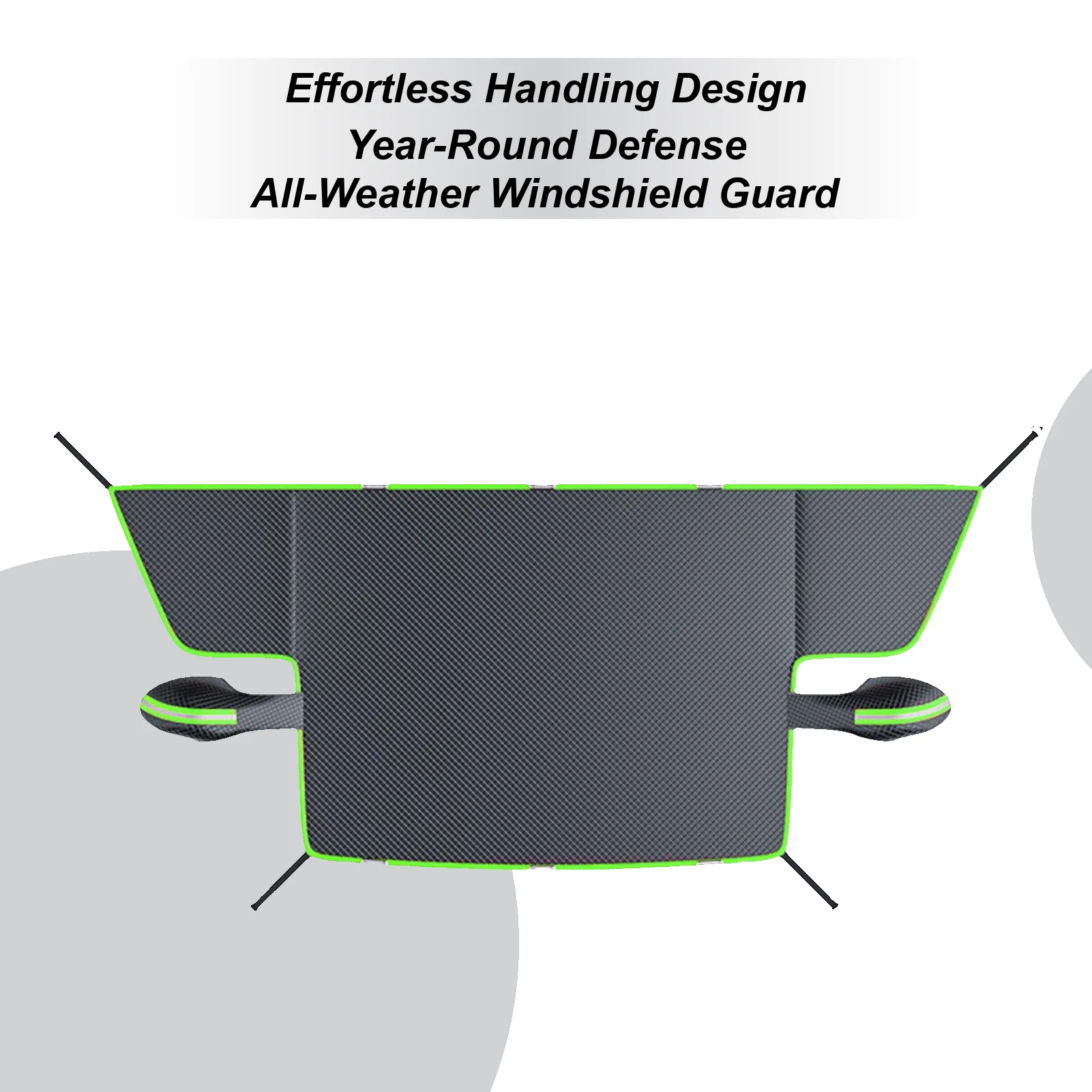 

Car Windshield Snow Cover Heavy Duty All-Weather Oxford Fabric Waterproof Auto Sunshade Winter Windshield Cover Blanket For Car