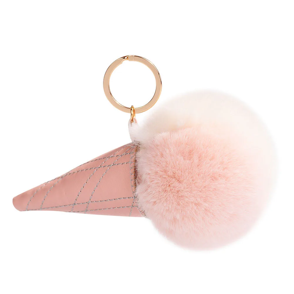 

Ice Cream Keychain Cute Keychain Decor For Backpack Purse Car Key Ring Pendant Bag Hanging Ornament Ice Cream Shaped Key