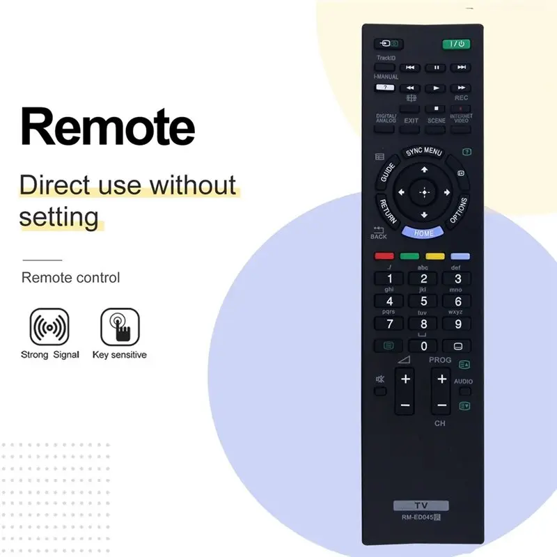 B27B RM-ED045 Remote For Sony Bravia LED LCD TV KDL-22EX320 KDL-32EX320 KDL-37EX720 KDL-60NX720 KDL-24EX325 KDL-32EX420 view 3