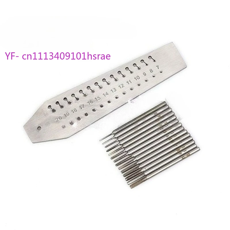 

Precision Watch Tap & Die Set Micro Screw Thread Cutting Tools for Watch Plate Barrel Arbor Repair