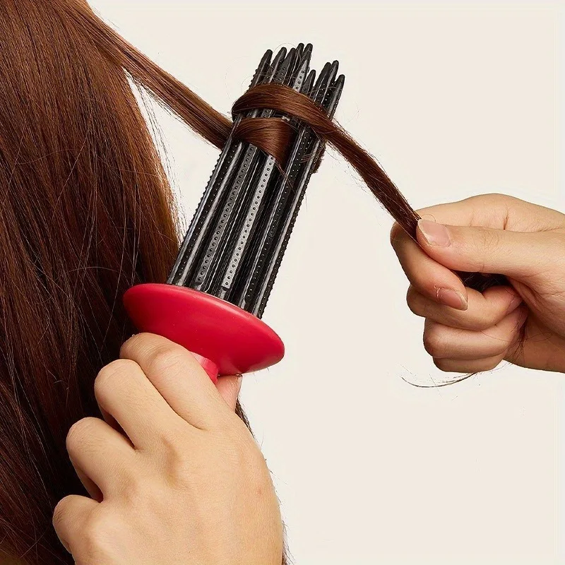 

1pc Curling Hair Coil, Manual Curling Iron Blow Dryer Curling Iron, Air Volume Hair Fluffy Styling Curler Comb Hair Curler Comb