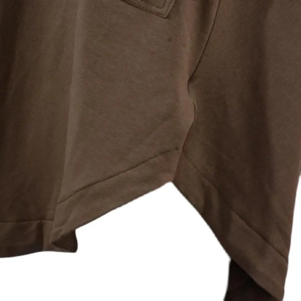 

Spring New Korean Style Large Size Sweatshirt Dress with Mid-Length Flap Pocket Pants Hooded Loose Fit Women's Clothing