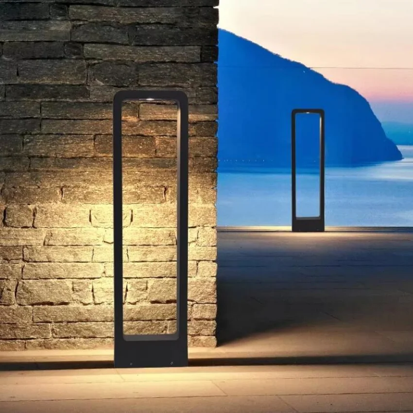 LED Garden Lights Lawn Lamp IP65 Waterproof  Modern Aluminum Pillar Light Outdoor Courtyard villa landscape lawn bollards lamp
