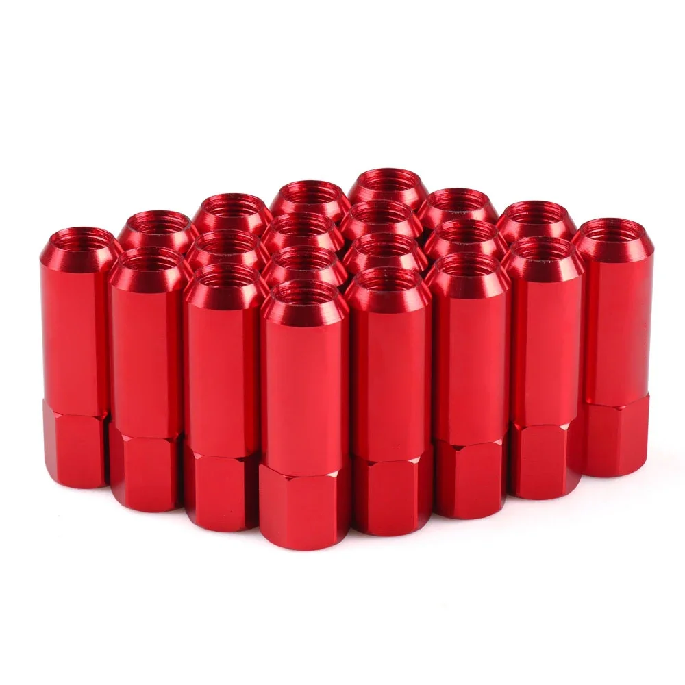 

Newest Sale High Quality 20pcs 60mm Wheel Hub Screws Lightweight Aluminum Alloy Tire Nuts For M14x 1.5 Car Accessories