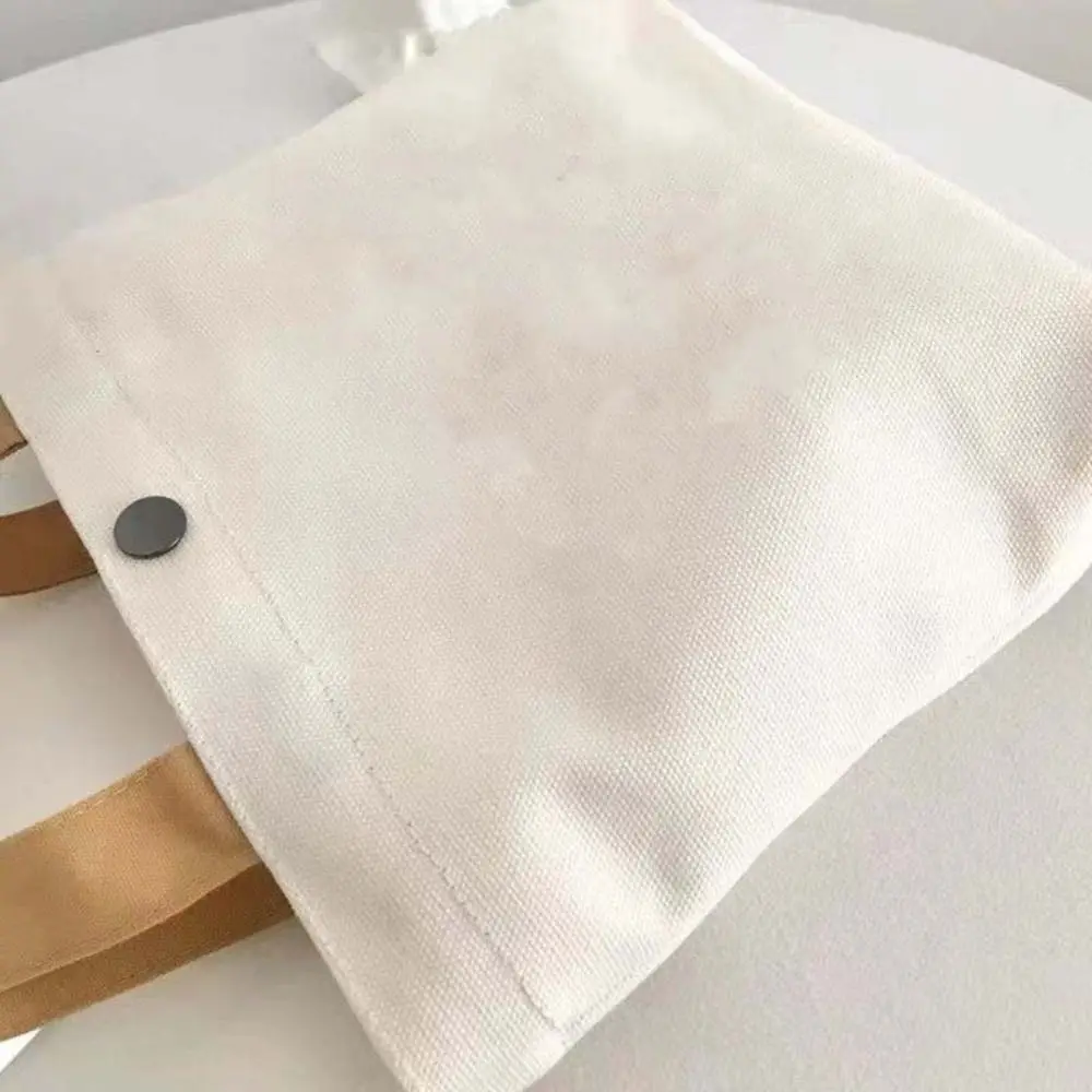 Cute Bear Canvas Tote Food Bag Women Japanese Peach Lunch Bag Korean Mini Handbags Lunch Box Cloth Picnic Travel Storage Bags image 5