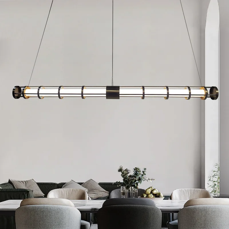 Postmodern Creative Restaurant Chandelier American Style Exhibition Hall Living Room Dining Table Hollowed Out Chandelier
