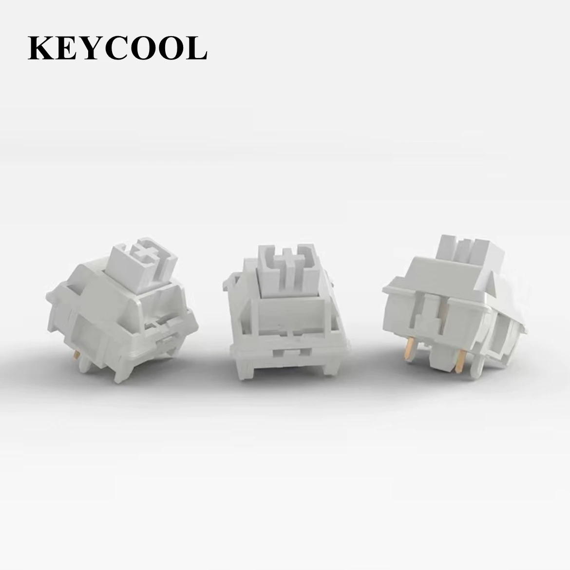 KEYCOOL Walk Snow Switch White HiFi 5 Pins 38g Linear Factory lubrication Switches Mechanical Keyboard POM MX Switch 21mm Spring
