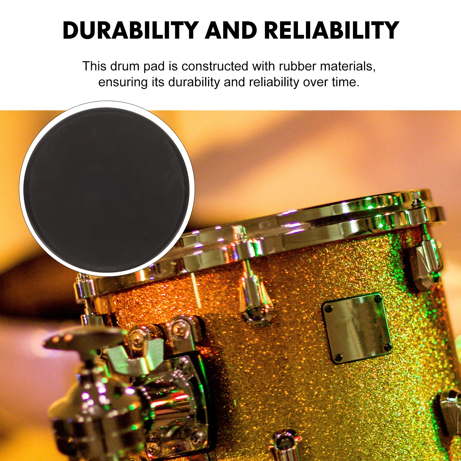 

Silent Drum Pad for Beginners Dampener Practice Kit Dampening Pads Aromatic Mats