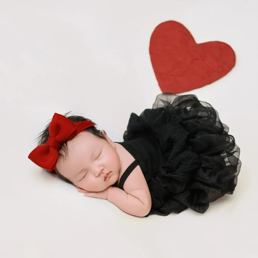 Baby Girl Dress Newborn Photography Props  Lace Tutu Princess Dress Romper Bodysuits Outfit  Photography Clothing Props