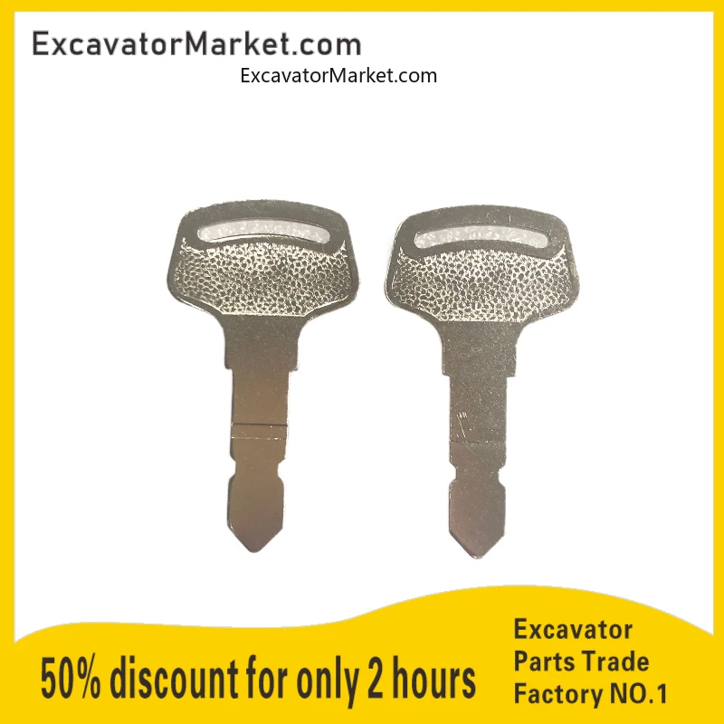 Excavator 2 Pcs 63700 Tractor Replace Key For Case New Holland Kubota B Series 6c040-55432 15248-63700 Excavator Accessories