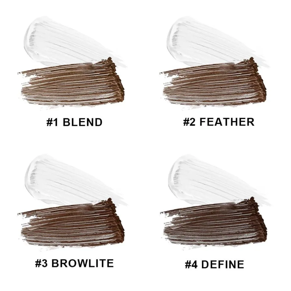 Gel à sourcils transparent 2 en 1, marque privée, teinte imperméable longue durée, crème pour sourcils, maquillage végétalien, Logo personnalisé, vente en gros