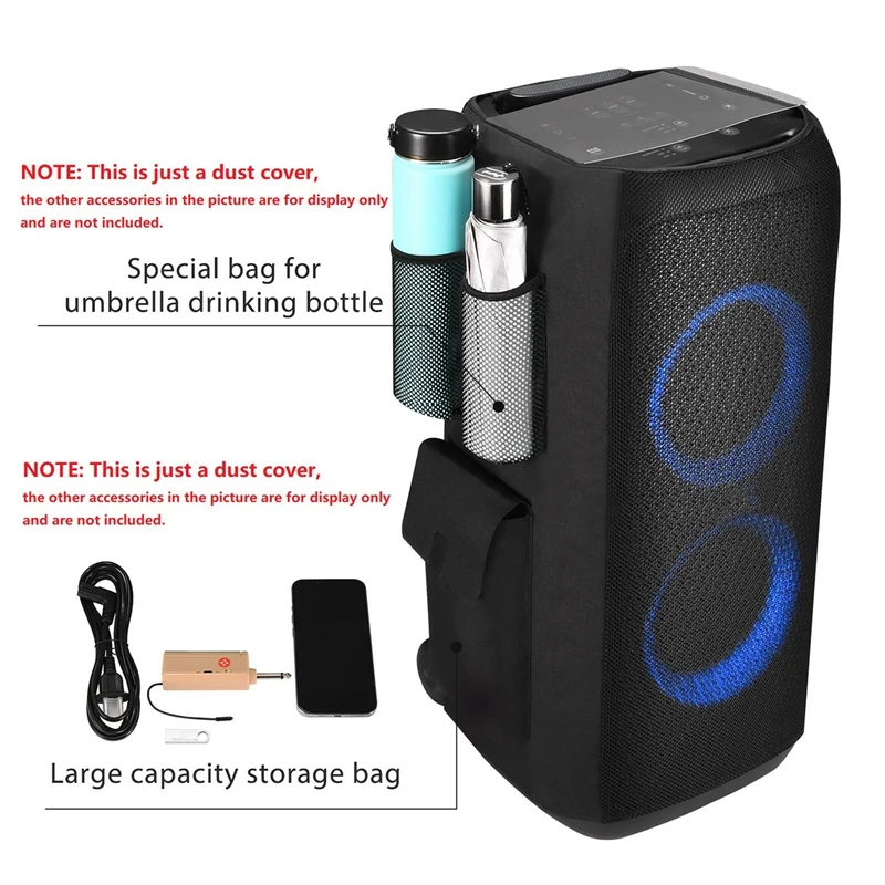 Пылезащитный чехол для динамика JBL Partybox 310, чехол для переноски, большая вместительная сумка для хранения, дорожный защитный чехол для переноски