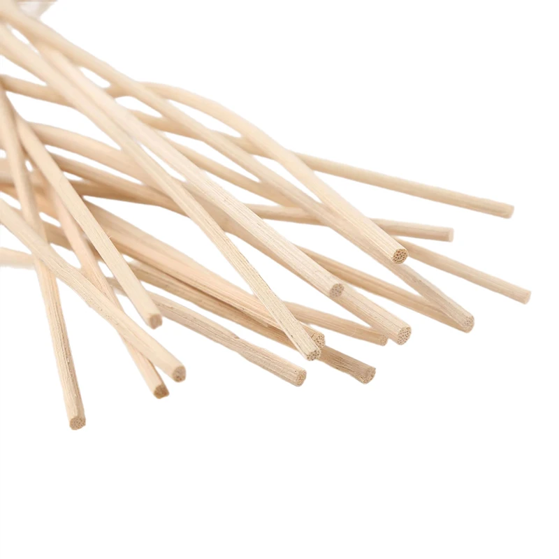 12PCS Fireless Fragrances Reed Diffuser Stick Diy Ornaments Home Decor Lotus Series Flower Rattan Sticks