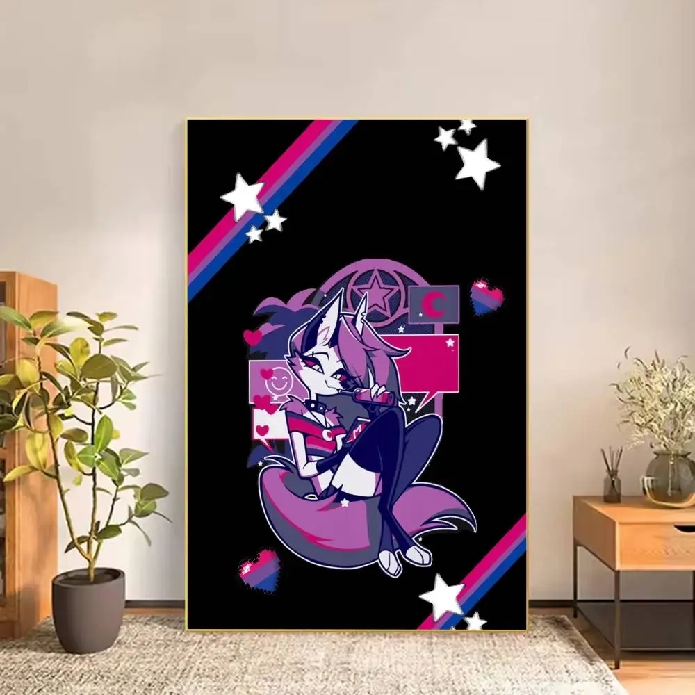 Helluva Boss Loona Poster Versatile HD Waterproof Wall Art Self-Adhesive Decor for Any Space Ideal Gift