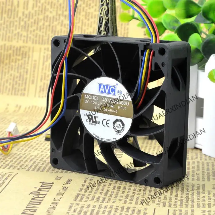 

New 8025 8CM 12V 0.54A DBTA0825B2U PWM Cooling Fan Assembly Kit