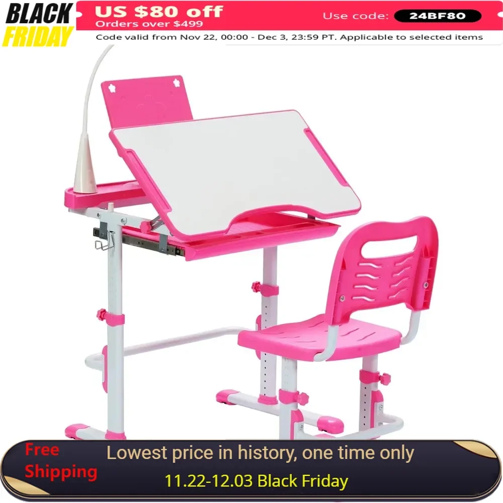 Writing Chair Study Table for Children Desk Room Desks Children's Kids Set Student Students Computer Tables Furniture