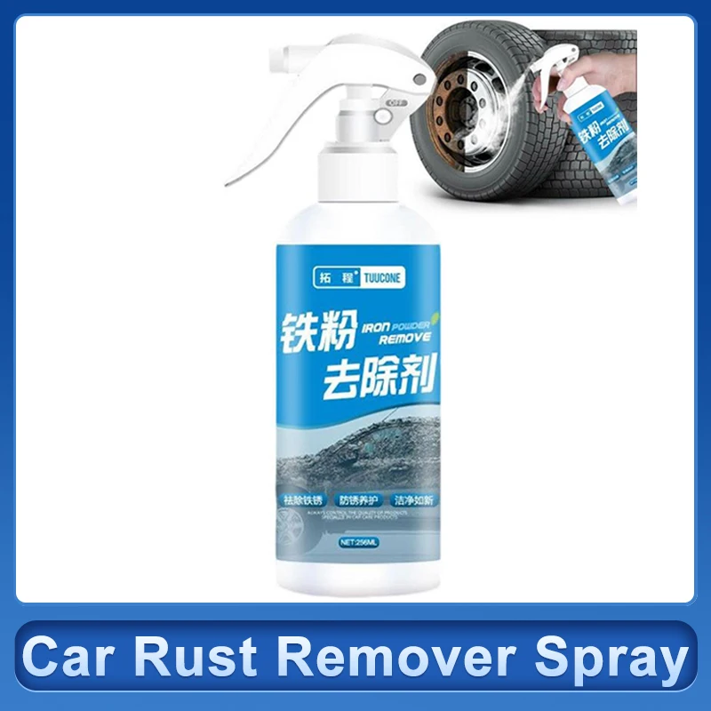 Car Rust Remover Spray Rust And Iron Remover Spray For Car Rust Inhibitor Derusting Spray For Car Maintenance Cleaning Care