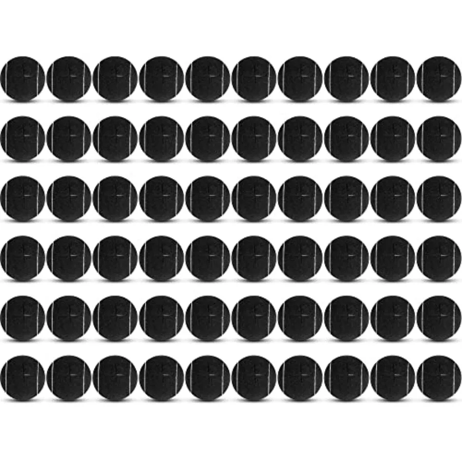 

60 Pieces Precut Tennis Bulk Tennis Balls for Chairs Heavy Duty Long Lasting Glide Coverings for Classroom Furniture Legs Prote