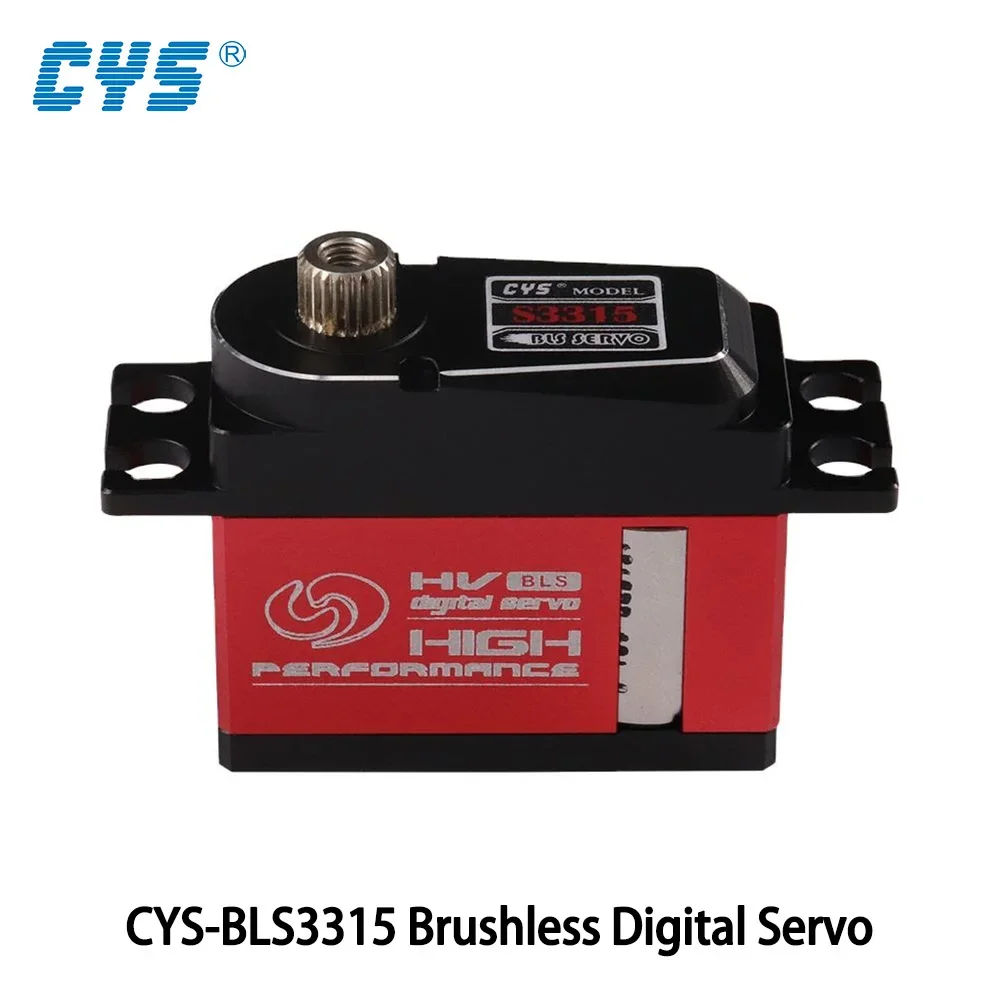 RoRusCYS-BLS3315 Brushless Digital Servo High-Speed 500-550 Servo Digital Brushless Titanium Gear 7.4V 35mm