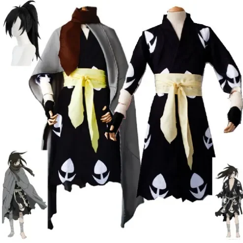 

Cosplay Anime Sword Ghost Kokushibo Costume Anime Cosplay Kimono for Dororo Halloween Comic Con Party Suit Performance Dress