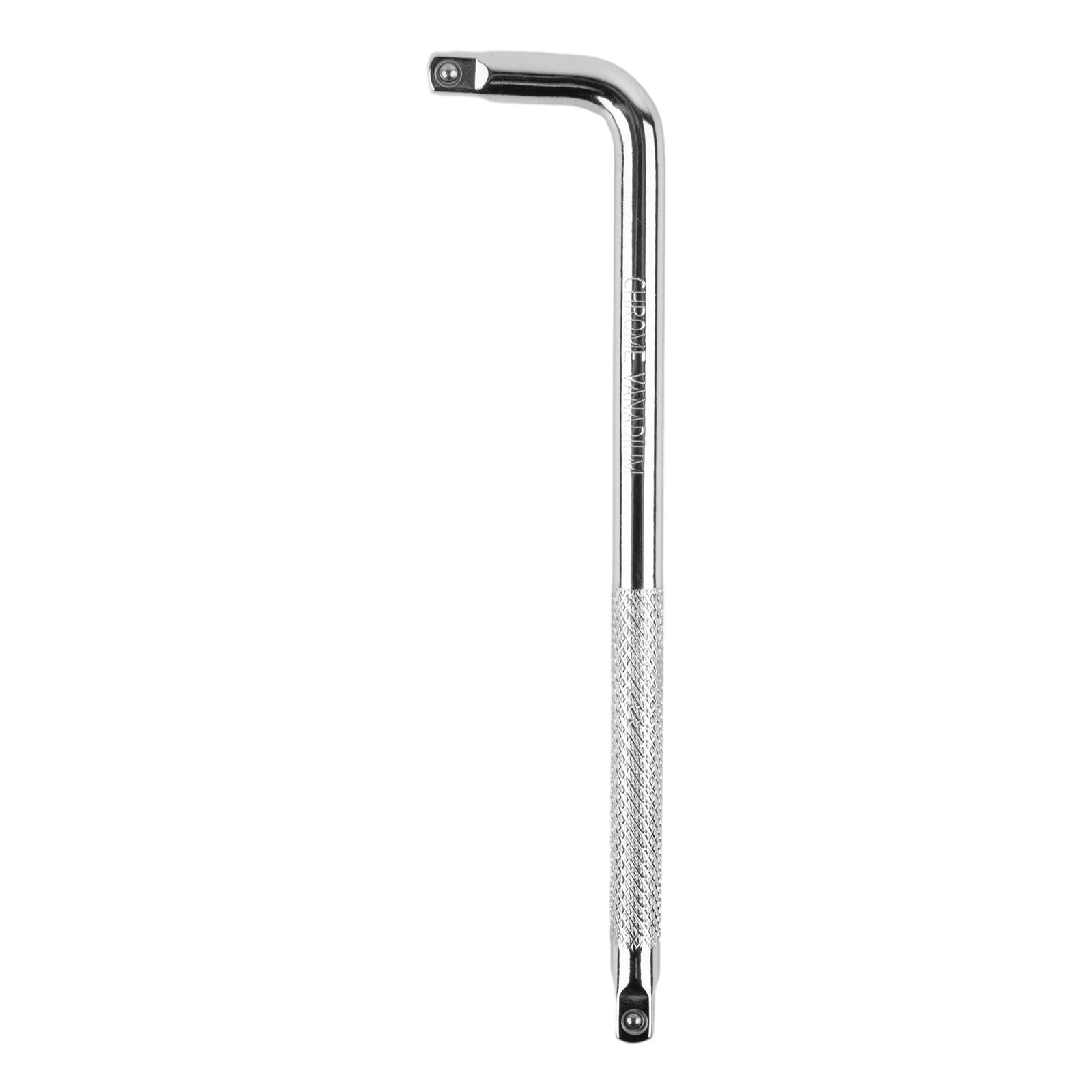 อะไหล่ 1pcs ใหม่ L ประเภท Bent Bar Socktet ประแจ 1/2 \ "1/4 \" 3/8 \ "Anti-SLIP Double End Non-SLIP Silver EXTENSION