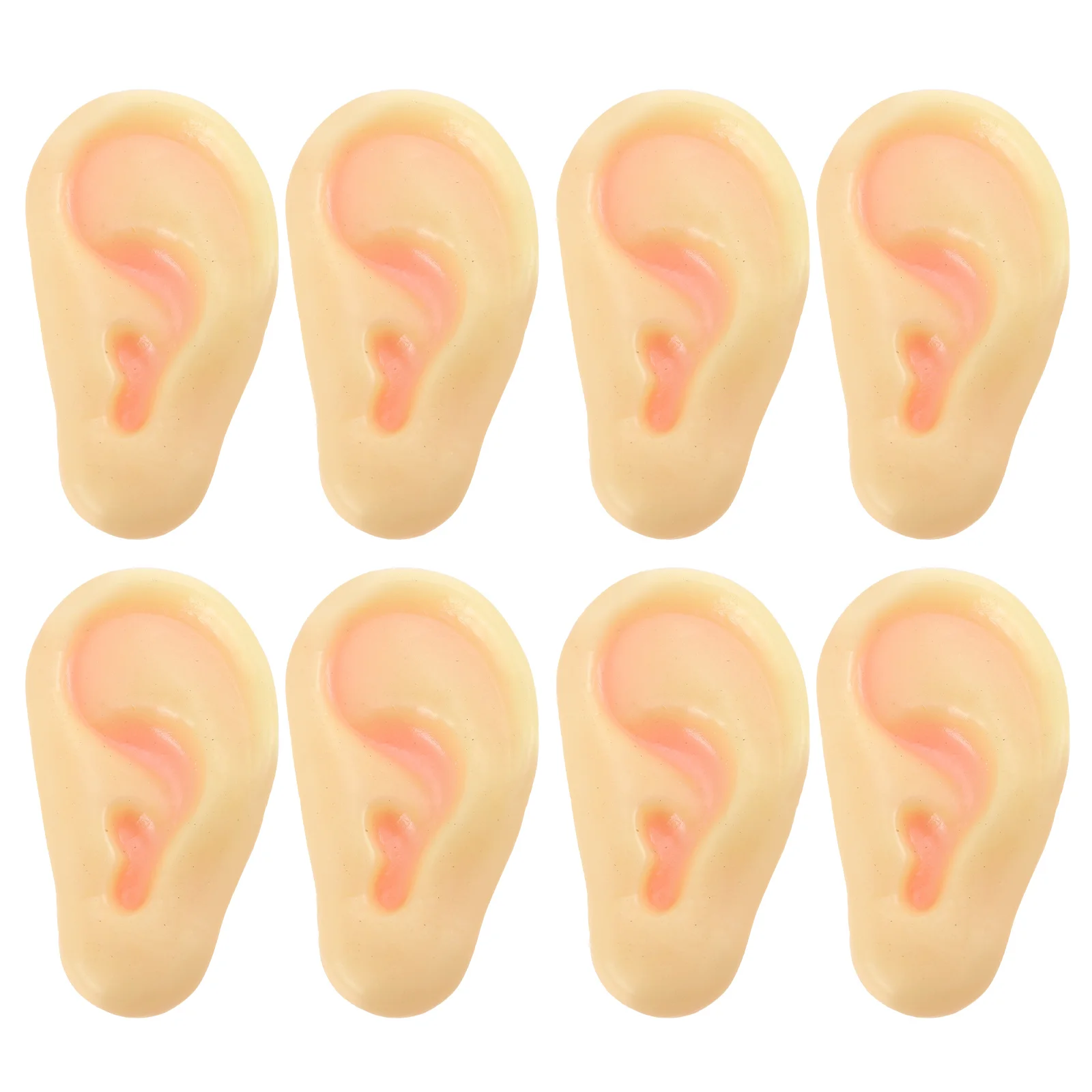 

8 Pcs Artificial Ear Toy Ears Models Toys Emulated False Buds Pranking Simulation Decors Earrings Fake Props