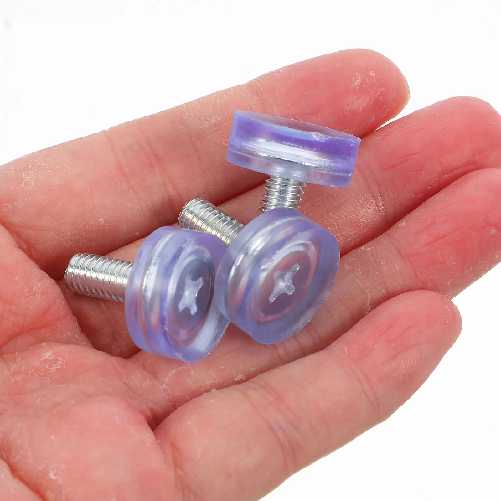 40Pcs Clear Adjustable Furniture Feet Levelers M6 Threaded Diameter 18Mm Scratch Resistant Anti Wobble Desk Cabinet Chair