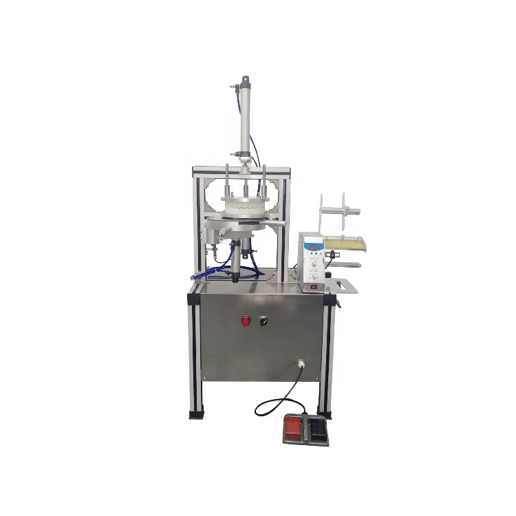 Manual Commodity Store Round Pleated Soap Packing Machine Commodity Store Soap Pleat Paper Wrapping Machine