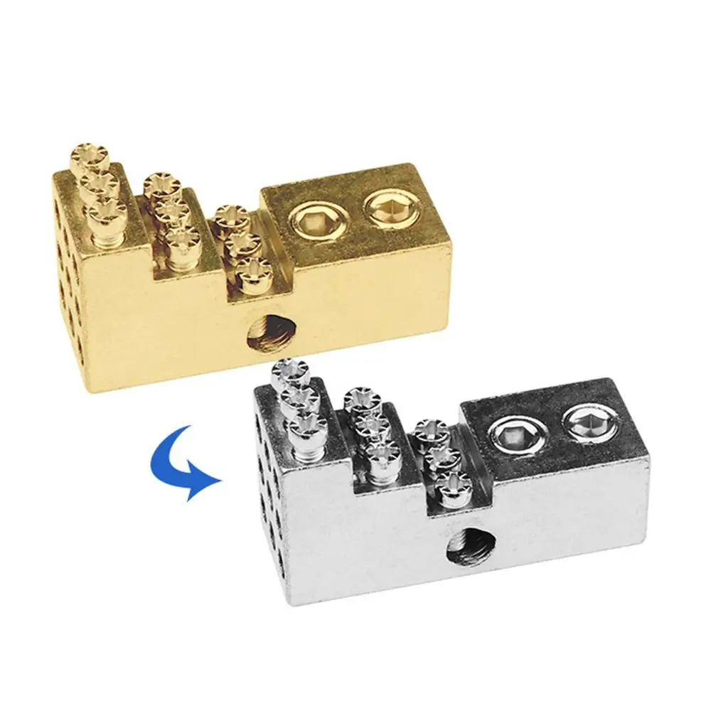 One in Multiple out Din Rail Terminal Block ABS/Copper Universal Distribution Box 150A Wire Connector Wiring Terminal